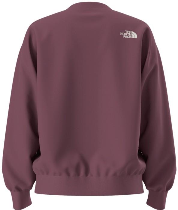 Evolution Mountain Oasis Oversize Crew - Womens - burgundy crush 1