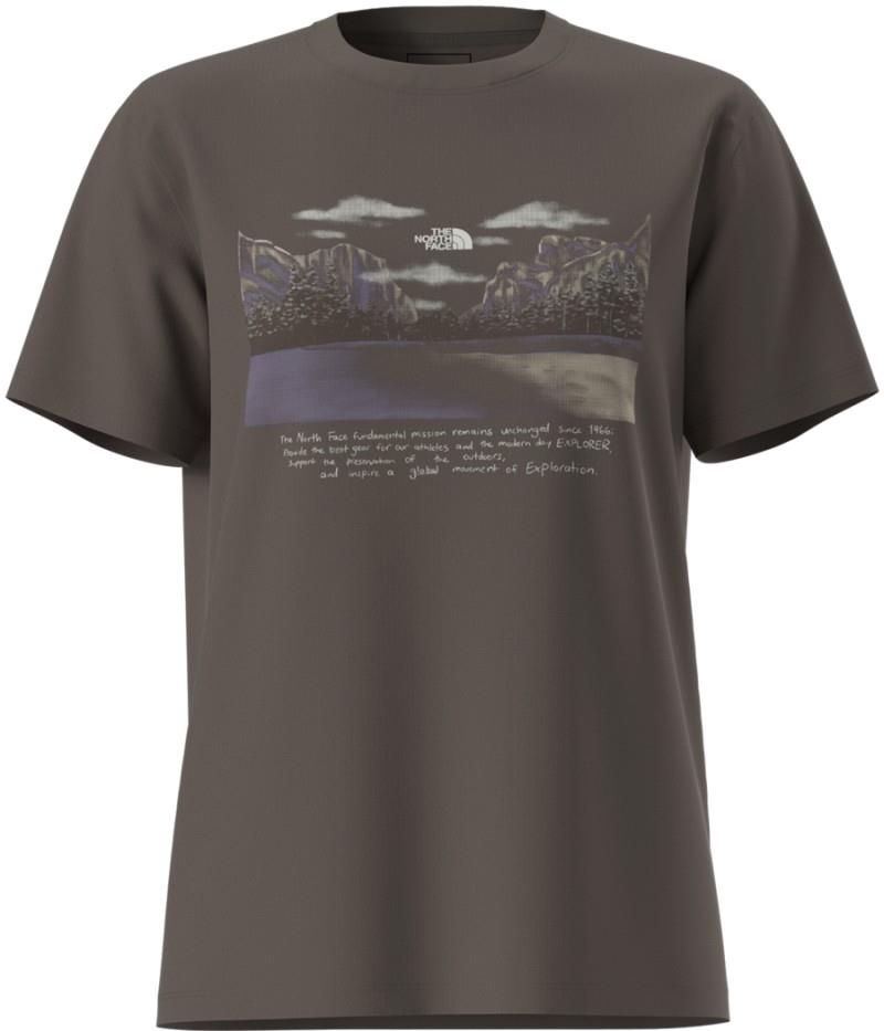 Evolution Mountain Oasis SS Tee - Womens - dark chestnut 1