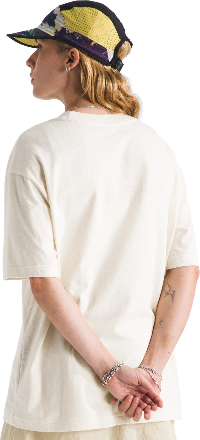 Evolution Oversized SS Tee - Womens - white dune 1
