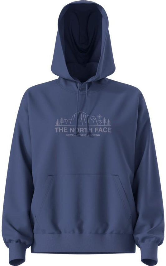 Evolution Plateau Oversize Hoodie - Womens - bold blue 1
