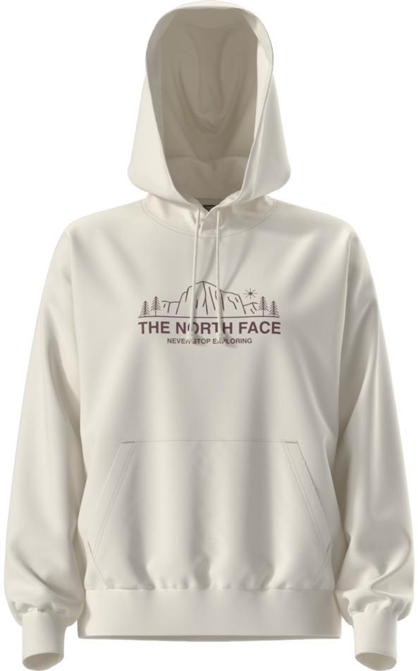 Evolution Plateau Oversize Hoodie - Womens - white dune 1