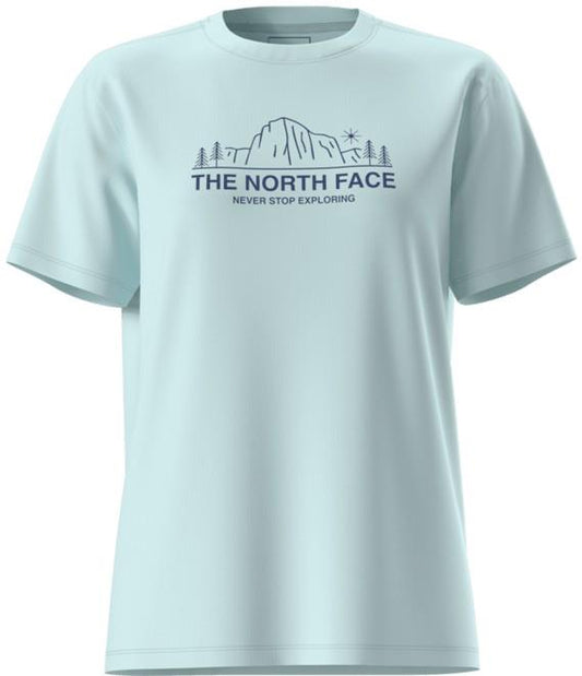 Evolution Plateau SS Tee - Womens - glacier 1
