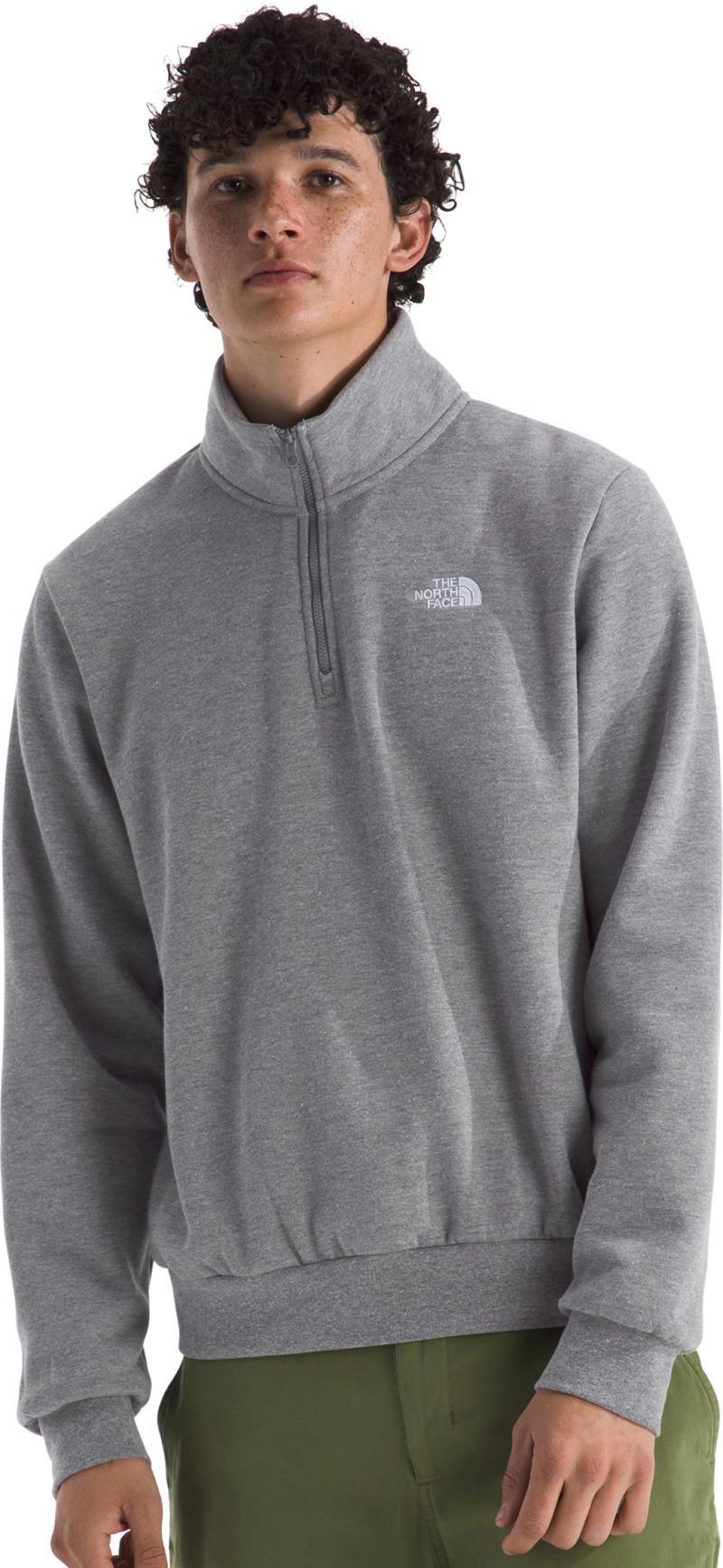 Evolution Simple Dome 1/4 Zip - Mens - tnf mid grey heather 1