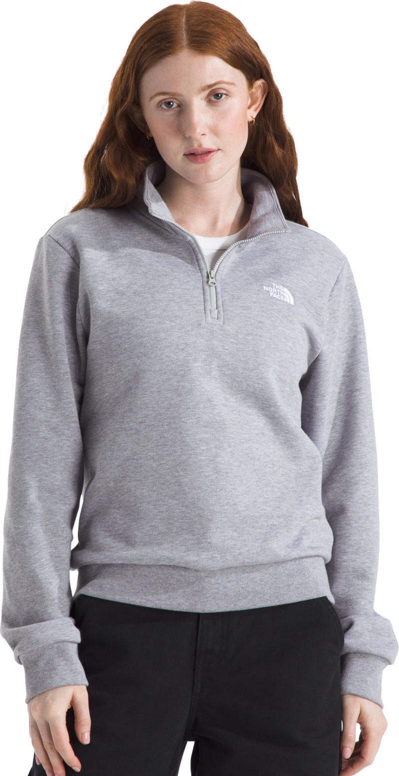 Evolution Simple Dome 1/4 Zip - Womens - tnf pale grey heather 1