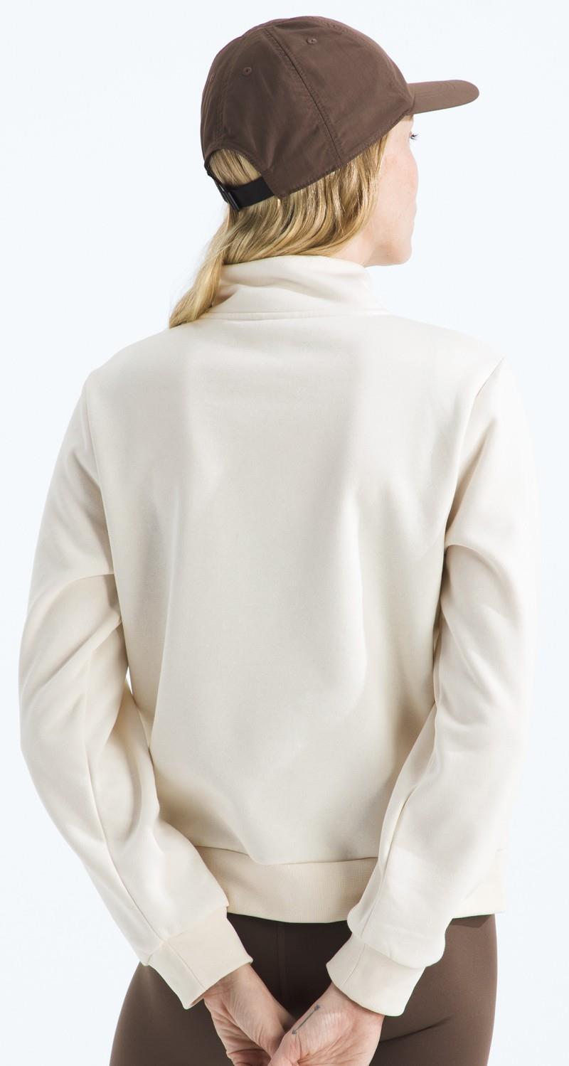 Evolution Simple Dome 1/4 Zip - Womens - white dune 1