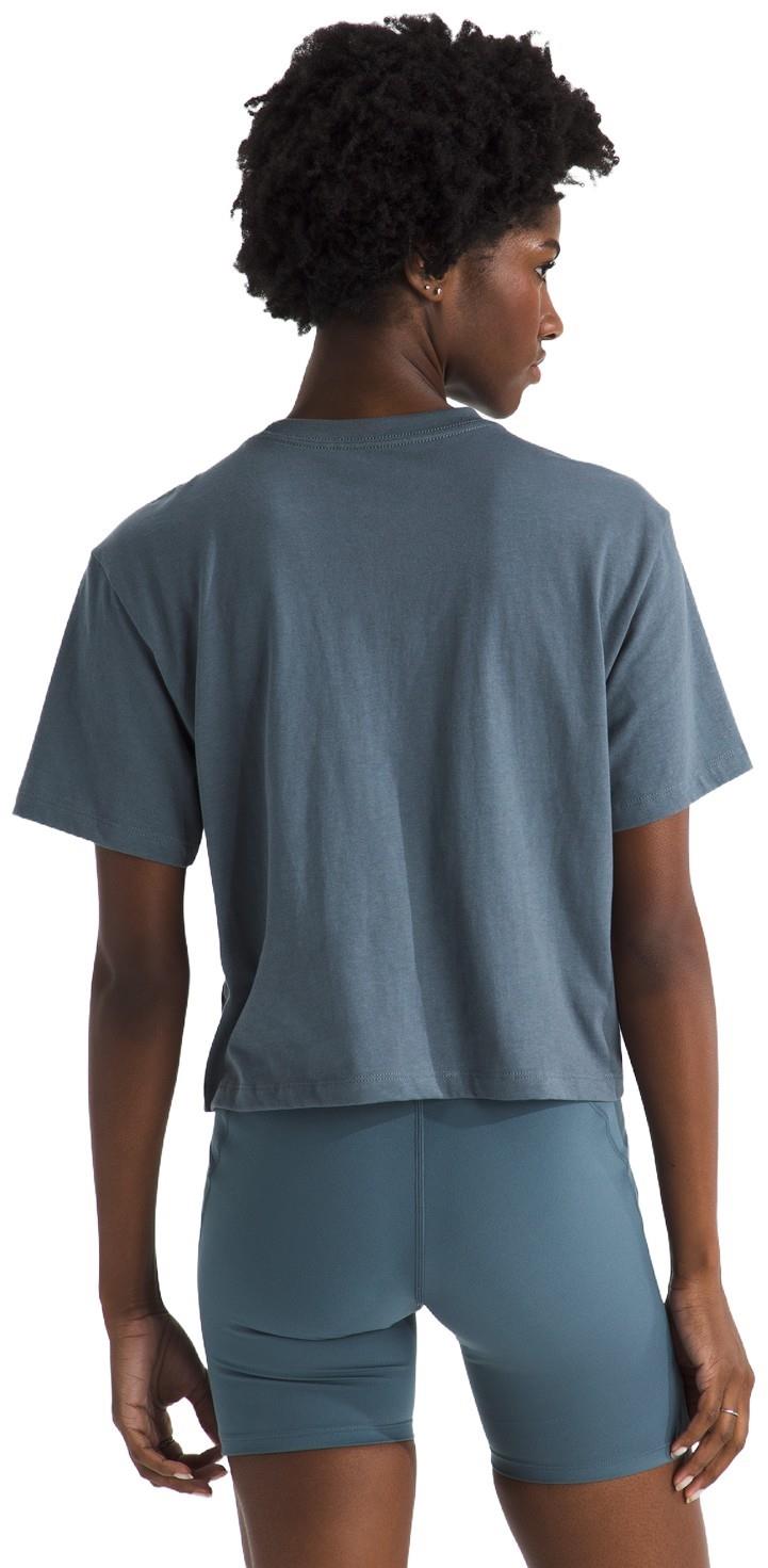 Evolution Simple Dome Crop SS Tee - Womens - granite grey 1