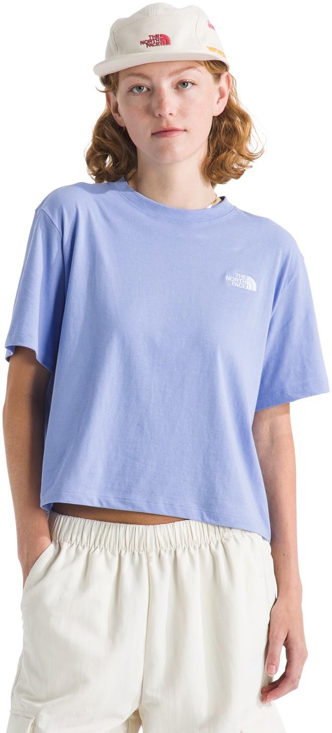Evolution Simple Dome Crop SS Tee - Womens - periwinkle glow 1