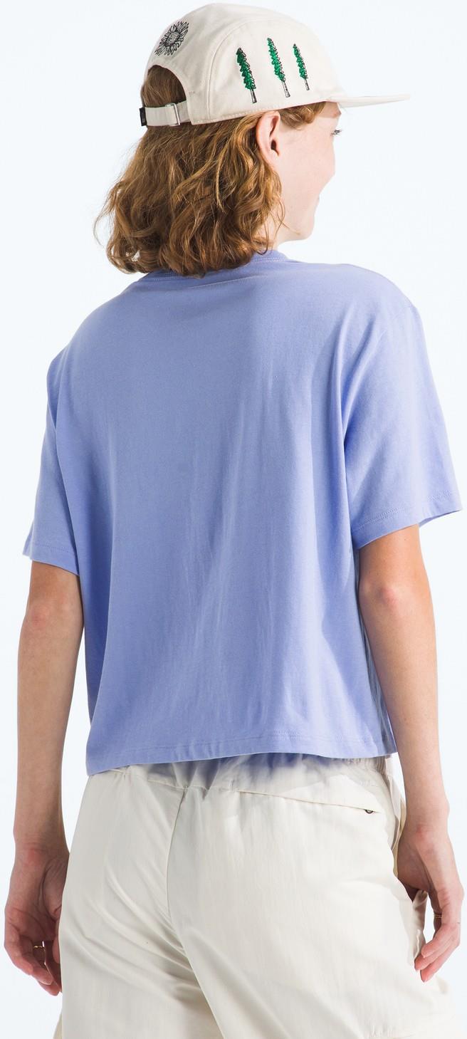 Evolution Simple Dome Crop SS Tee - Womens - periwinkle glow 1
