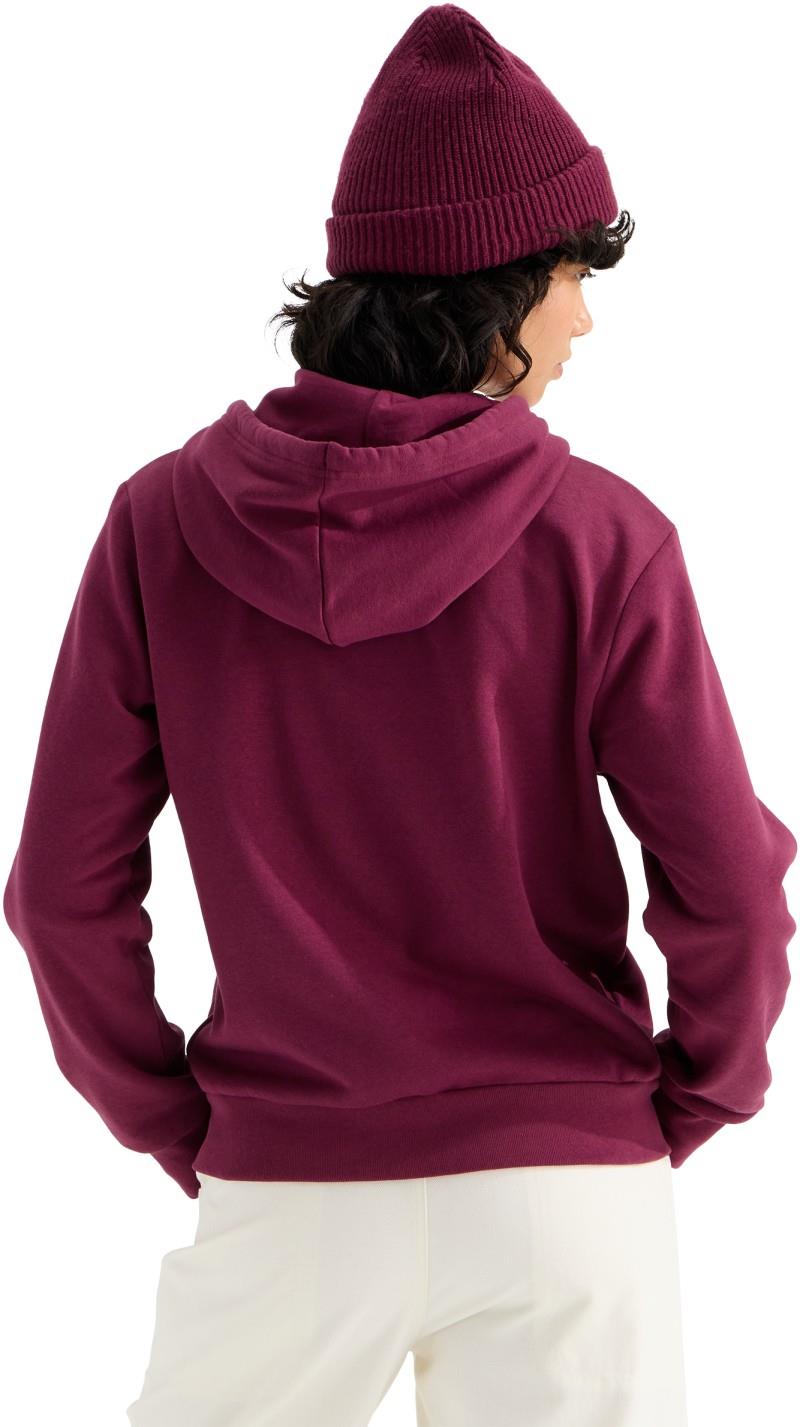 Evolution Simple Dome Full Zip Hoodie - Womens - burgundy crush 1