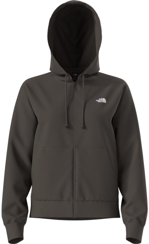 Evolution Simple Dome Full Zip Hoodie - Womens - dark chestnut 1