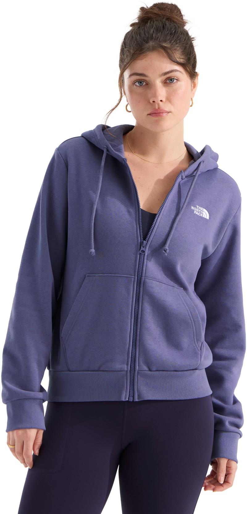 Evolution Simple Dome Full Zip Hoodie - Womens - grounded plum 1