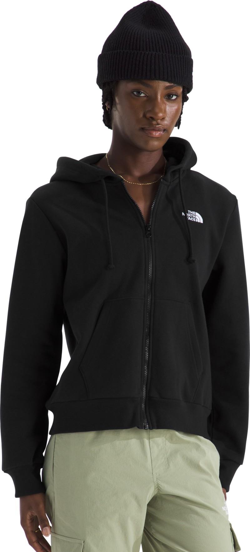 Evolution Simple Dome Full Zip Hoodie - Womens - tnf black 1