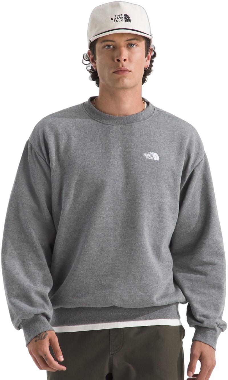 Evolution Simple Dome Oversized Crew - Mens - tnf mid grey heather 1