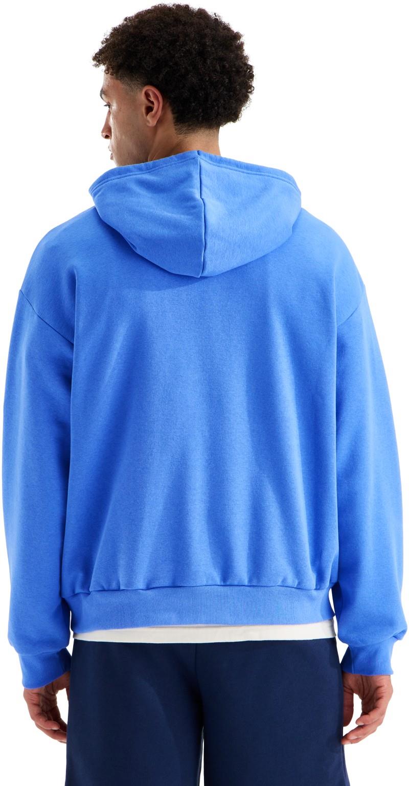 Evolution Simple Dome Oversized Hoodie - Mens - active blue 1