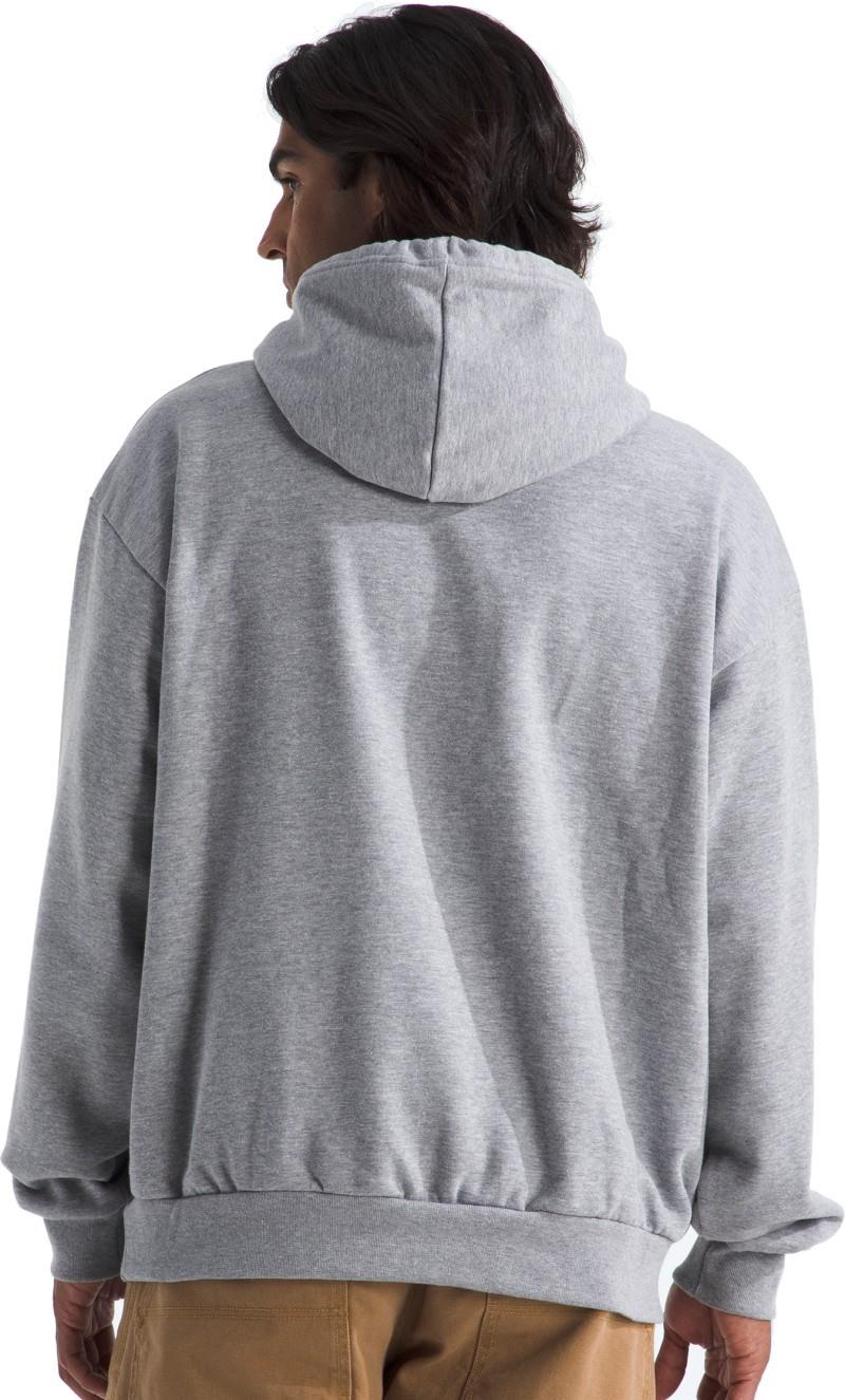 Evolution Simple Dome Oversized Hoodie - Mens - tnf pale grey heather 1