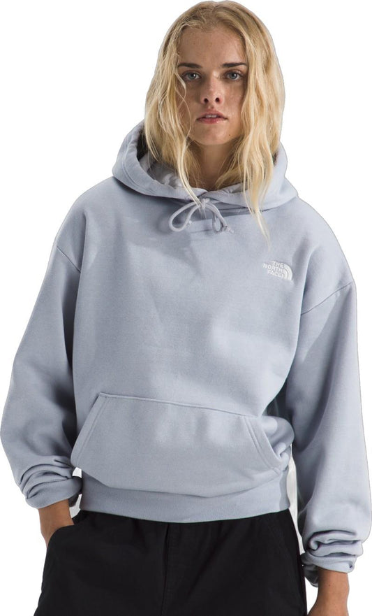 Evolution Simple Dome Oversized Hoodie - Womens - blue flax 1