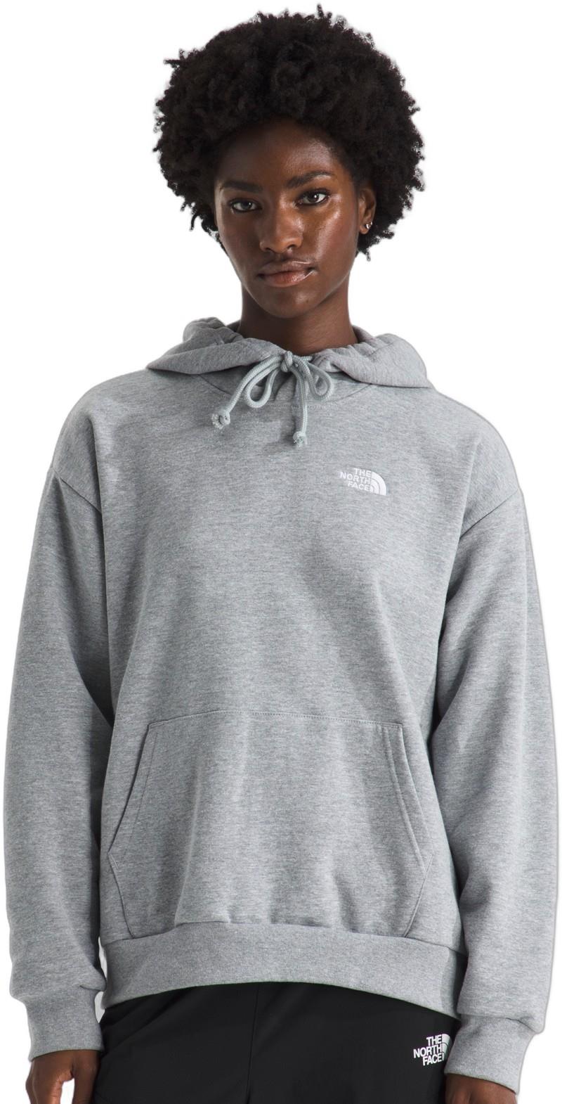 Evolution Simple Dome Oversized Hoodie - Womens - tnf pale grey heather 1