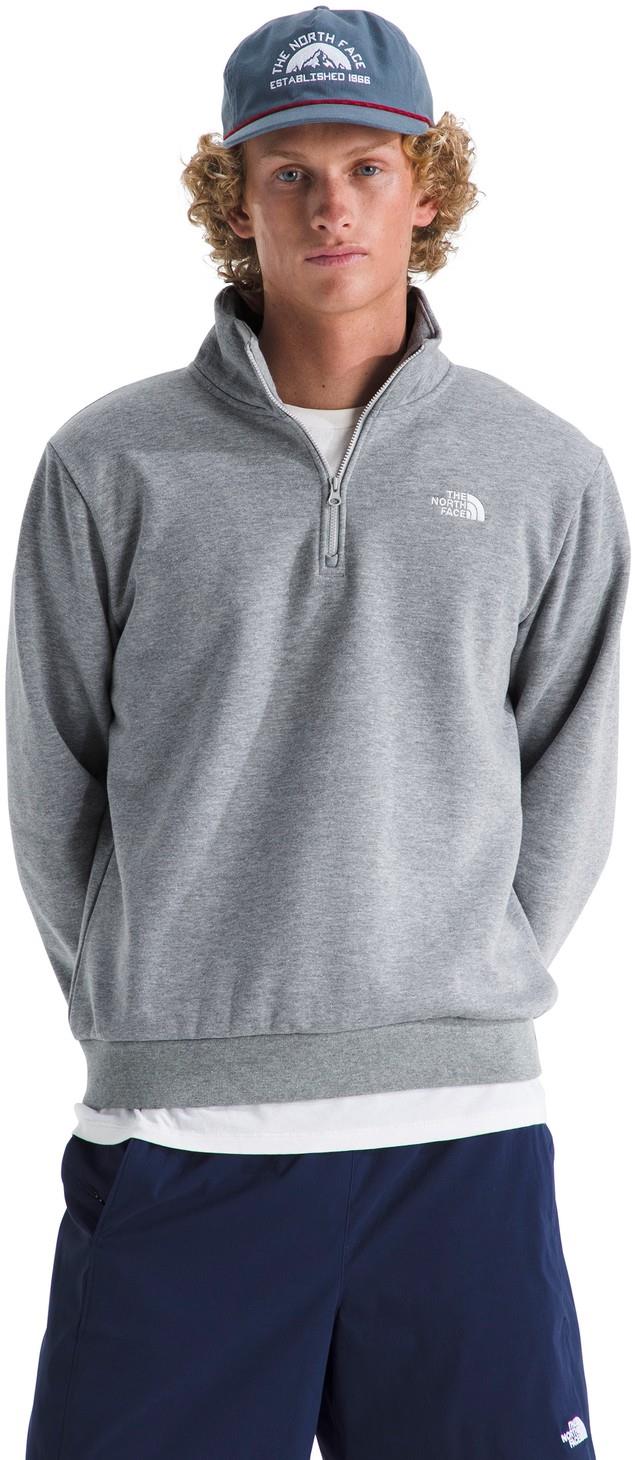 Evolution Simple Dome Quarter Zip - Mens - tnf pale grey heather 1