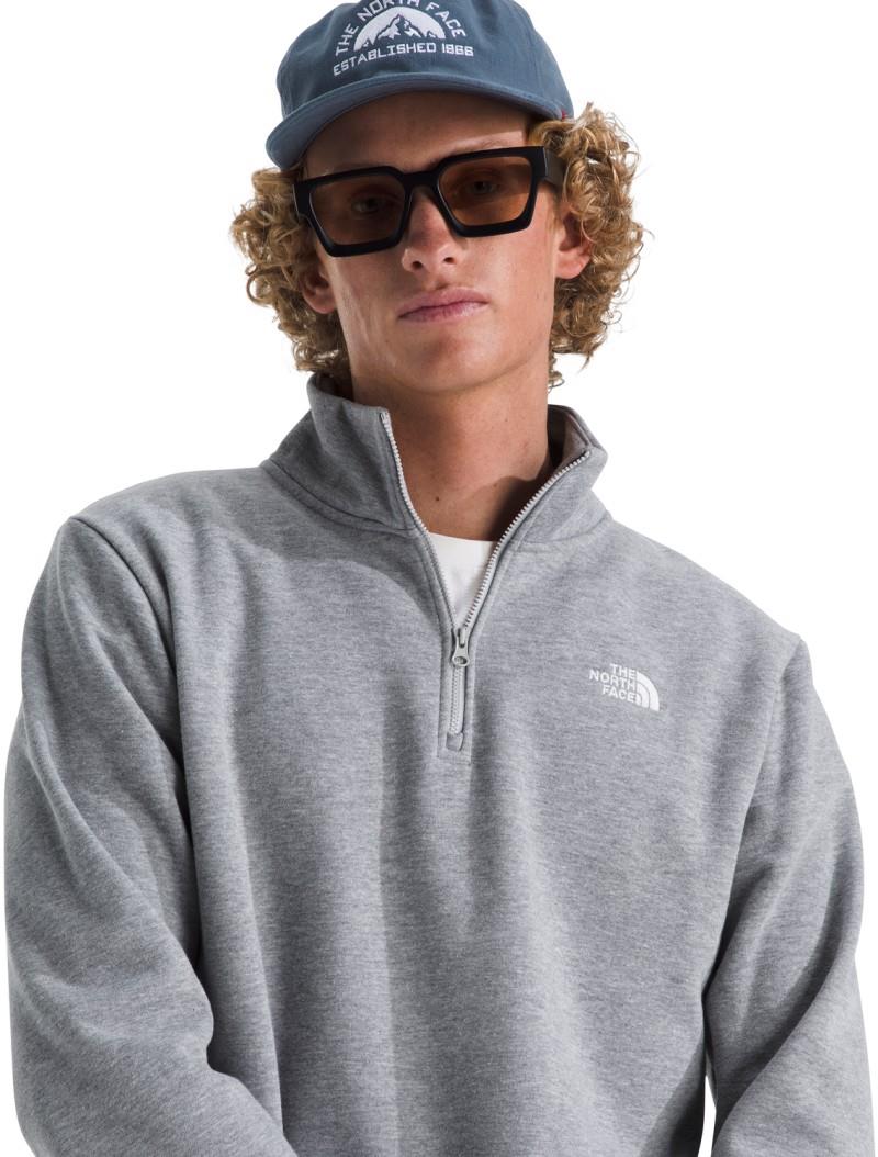 Evolution Simple Dome Quarter Zip - Mens - tnf pale grey heather 1