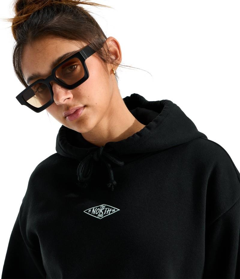 Evolution TNF Diamond Oversize Hoodie - Womens - tnf black 1