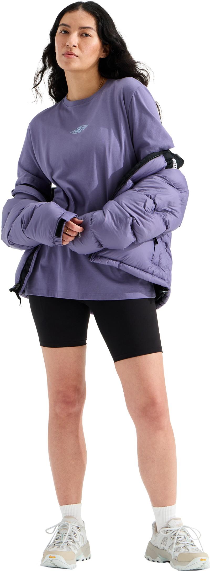 Evolution TNF Diamond SS Tee - Womens - grounded plum 1