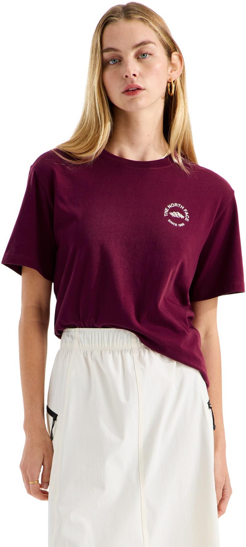Evolution TNF NSE SS Tee - Womens - burgundy crush 1