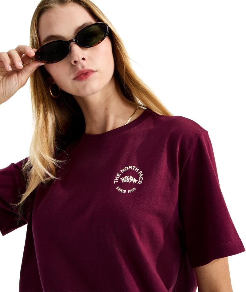 Evolution TNF NSE SS Tee - Womens - burgundy crush 1