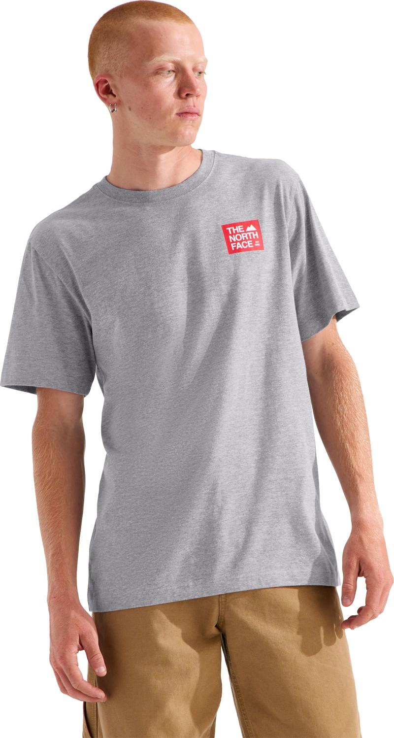 Evolution TNF Peak SS Tee - Mens - tnf pale grey heather 1