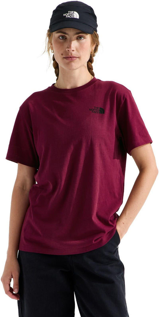 Evolution Yosemite Oak Print SS Tee - Womens - burgundy crush 1