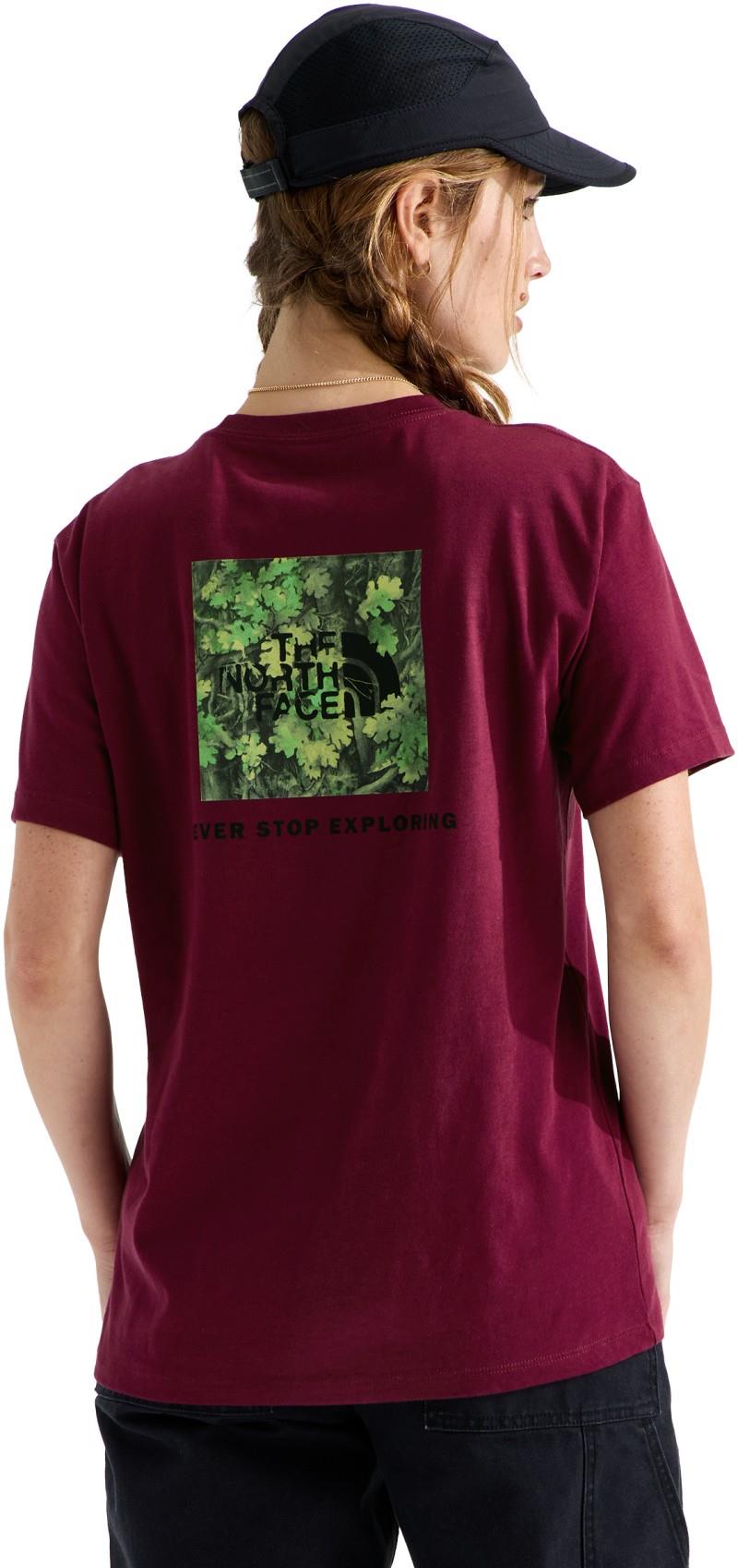 Evolution Yosemite Oak Print SS Tee - Womens - burgundy crush 1