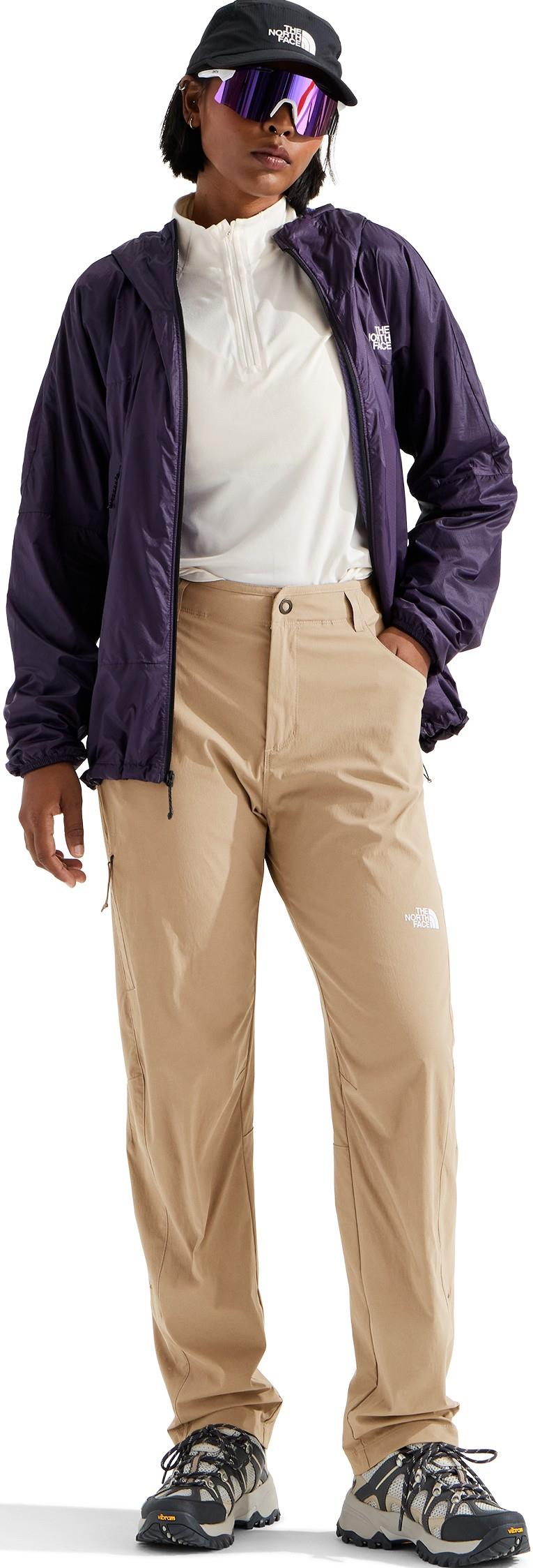 Exploration Straight Convertible Pants, Long - Womens - khaki stone 1