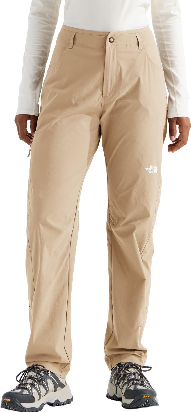 Exploration Straight Convertible Pants, Long - Womens - khaki stone 1