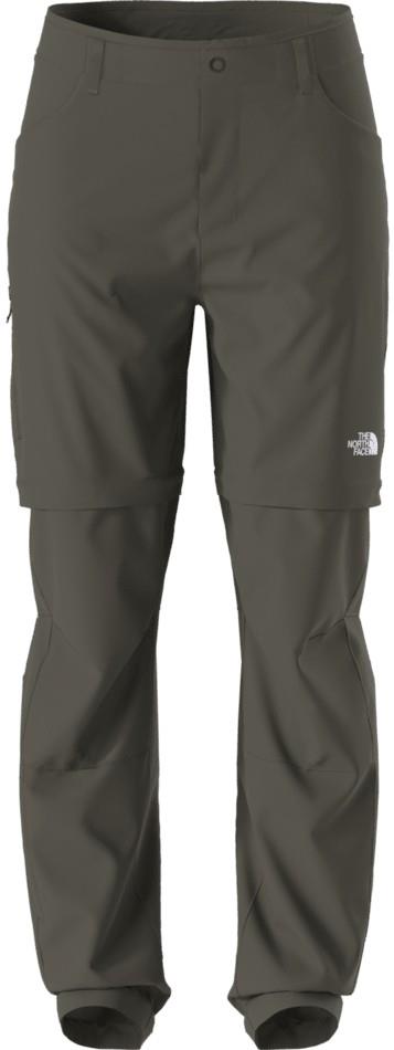 Exploration Straight Convertible Pants, Long - Womens - new taupe green 1