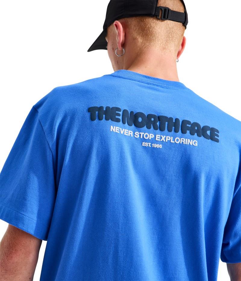 Explore Fonts PCT Graphic SS Tee - Mens - active blue 1