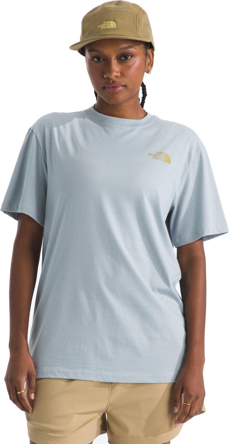 Explore Pin SS Tee - Womens - frost grey 1