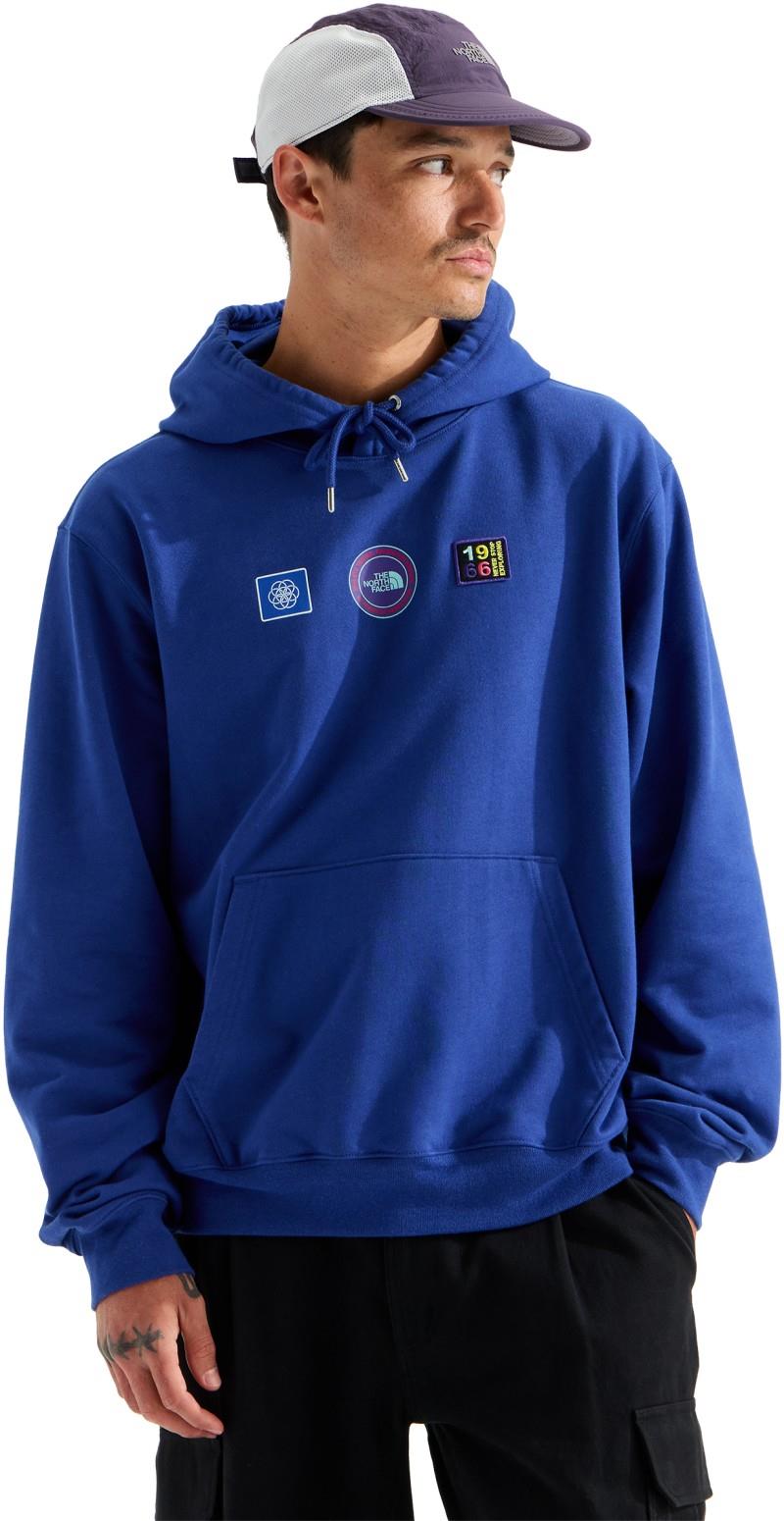 Explorer Badges Graphic Hoodie - Unisex - bold blue 1