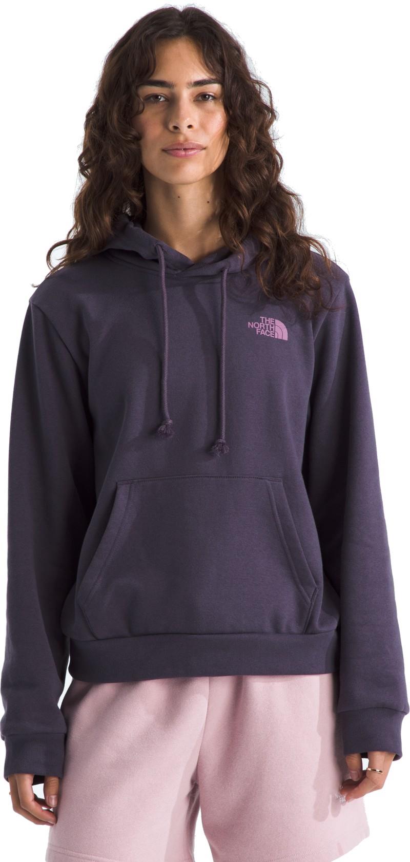 Exploring Stamps Hoodie - Womens - endless dusk 1