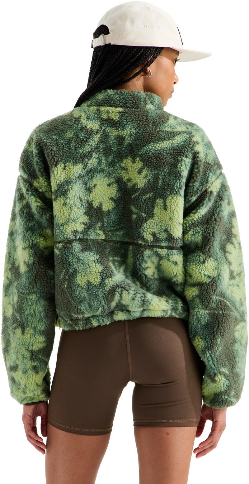 Extreme Pile 2 Full Zip Printed Jacket - Womens - woodland green yosemite oak print 1