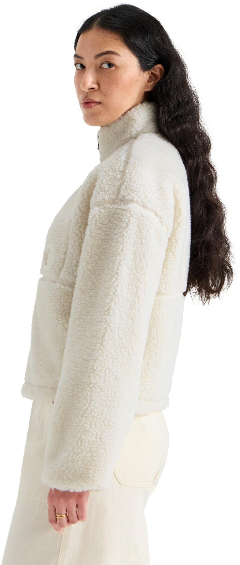 Extreme Pile 2 Pullover - Womens - white dune 1
