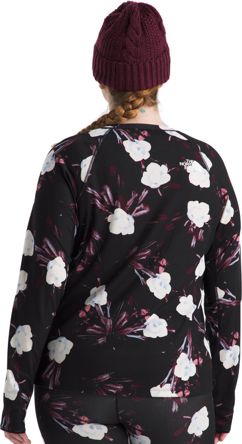 FD Pro 160 Crew, Plus - Womens - tnf black winter flowers print 1