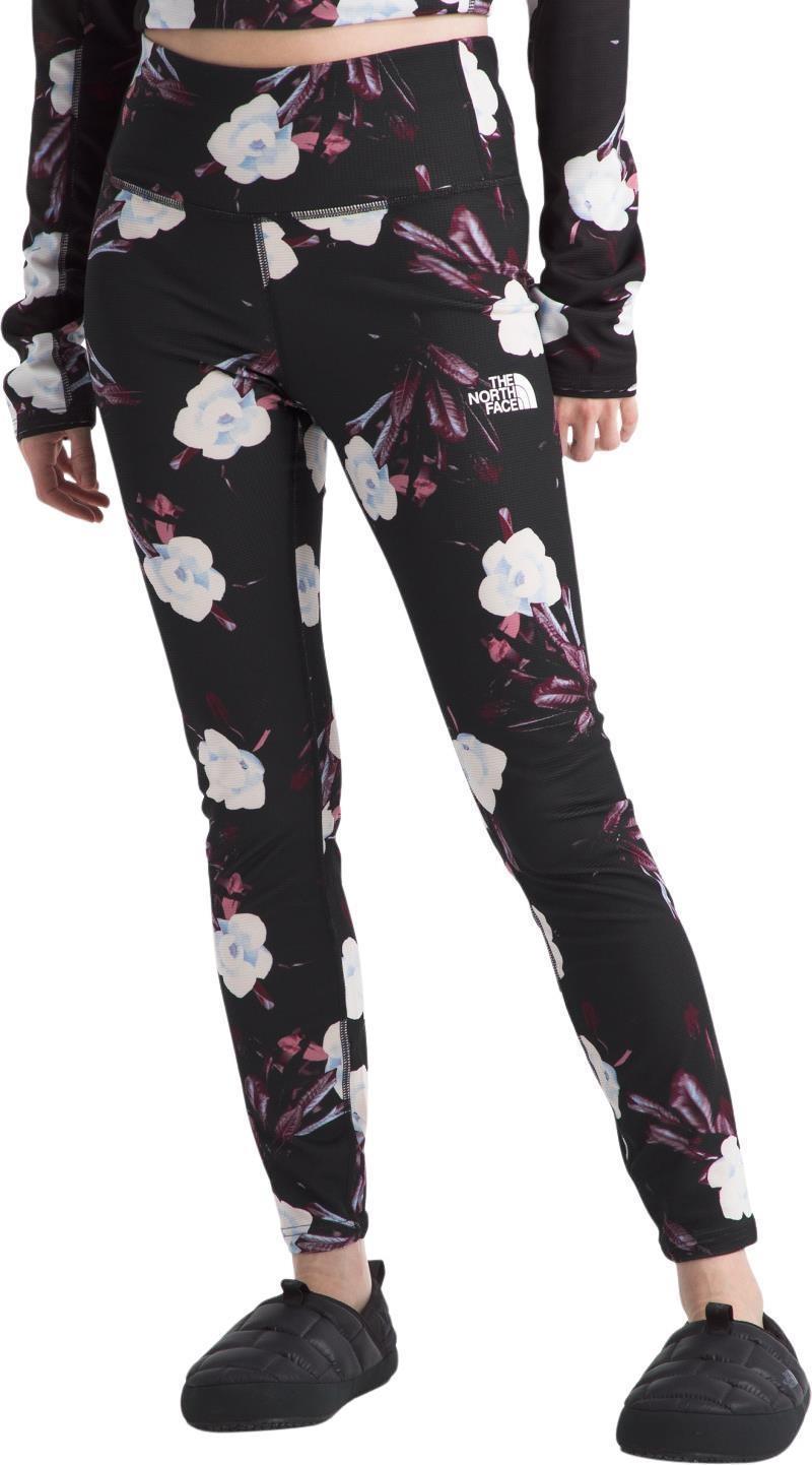 FD Pro 160 Tights - Womens - tnf black winter flowers print 1