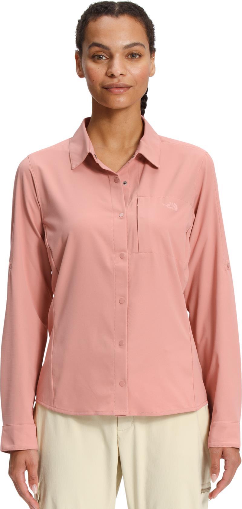 First Trail UPF LS Shirt - Womens - rose dawn 1