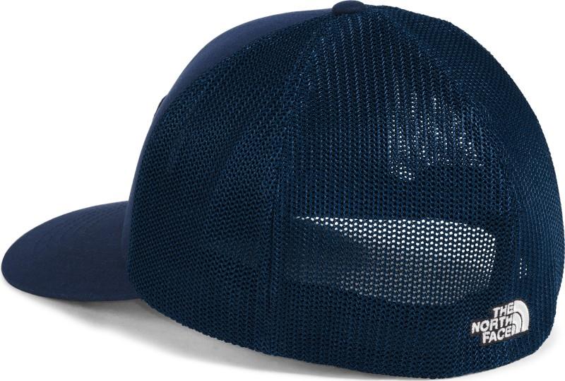 Fitted Truckee Trucker - summit navy / shady blue / mountainscape patch 1
