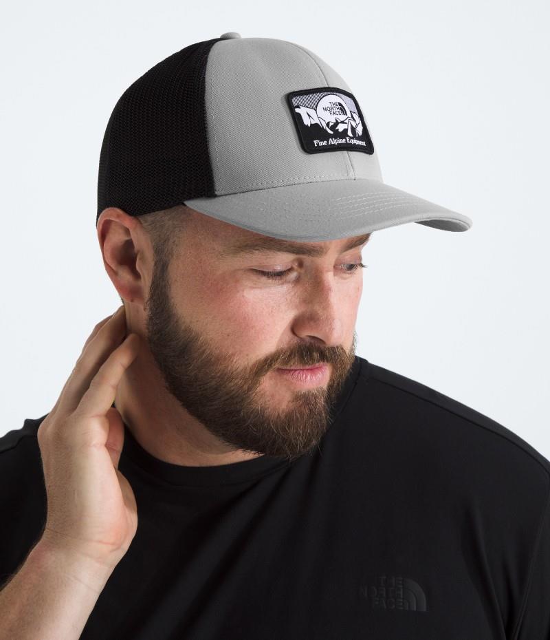 Fitted Truckee Trucker - tnf medium grey heather / mountainscape patch 1