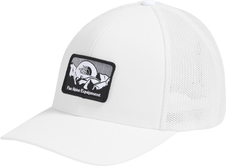Fitted Truckee Trucker - tnf white / mountainscape patch 1