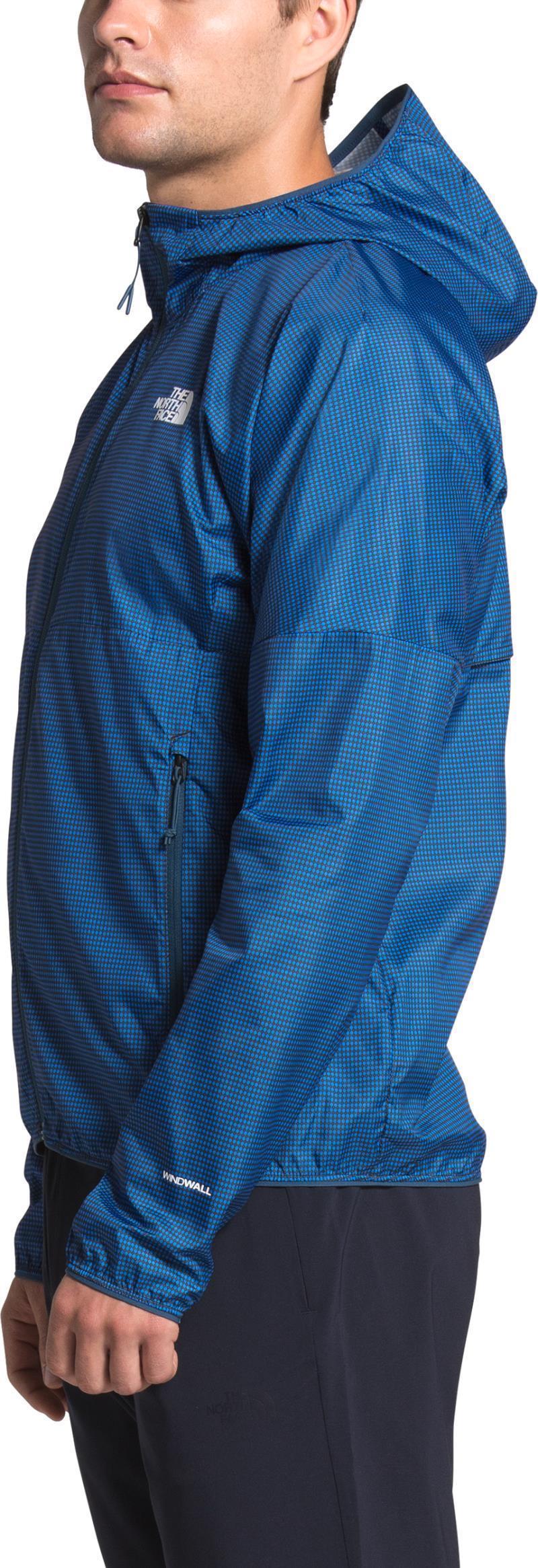 Flyweight Hoodie - Mens - bomber blue richter mesh print 1