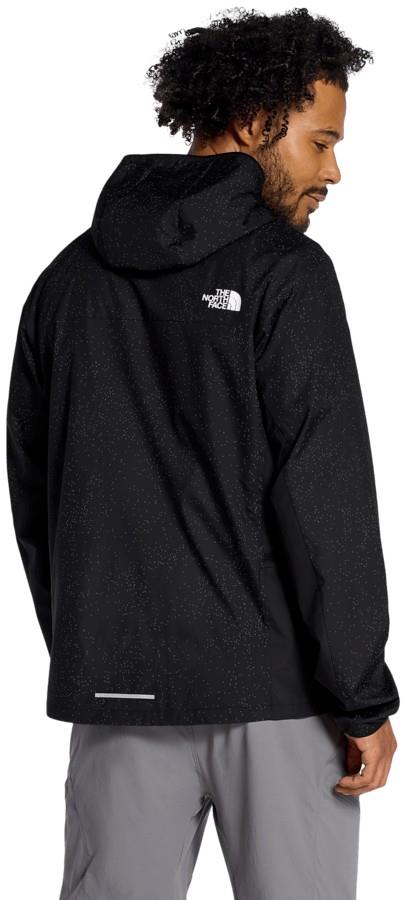Fontanales Wind Jacket Reflective - Mens - tnf black seed reflective print 1