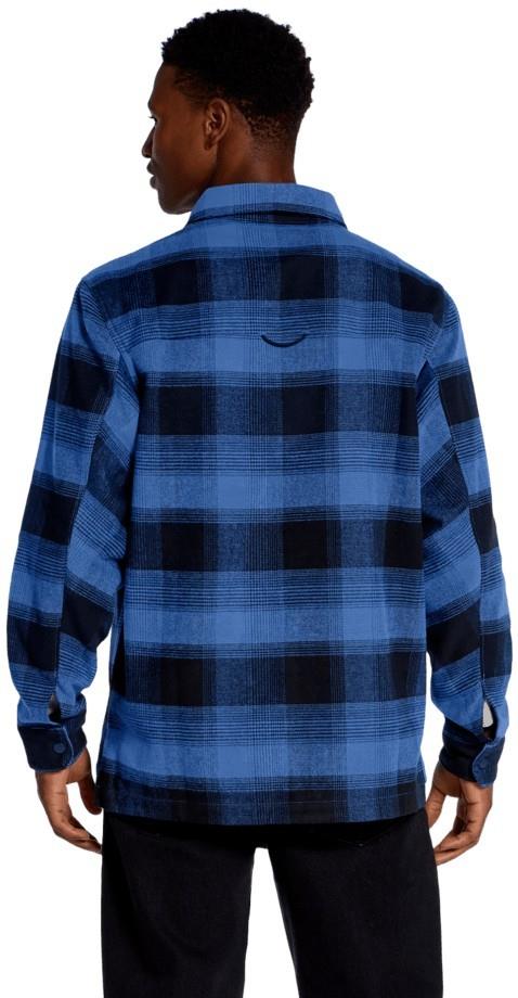 Forest Flannel LS Shacket - Mens - active blue shadow plaid 1