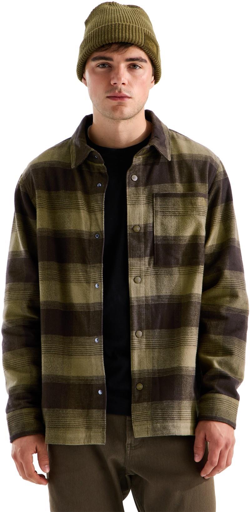 Forest Flannel LS Shacket - Mens - caraway seed shadow plaid 1