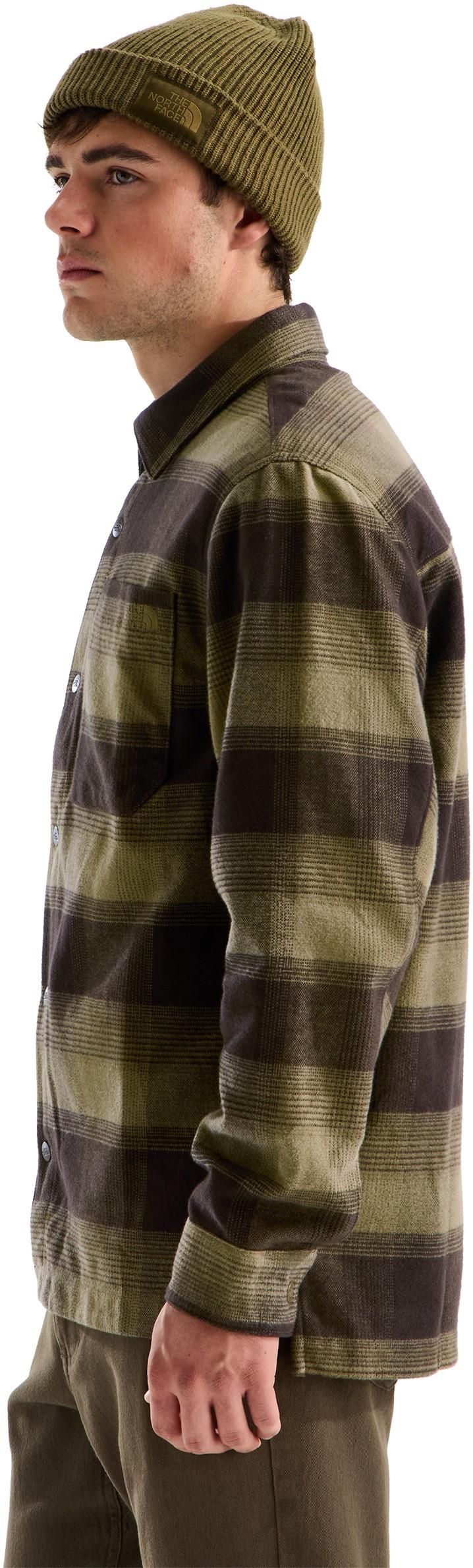 Forest Flannel LS Shacket - Mens - caraway seed shadow plaid 1
